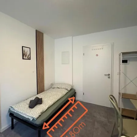 Modernes 1 Zimmerapartment 6 Fuer Handwerker&monteure Mit Wlan Daire