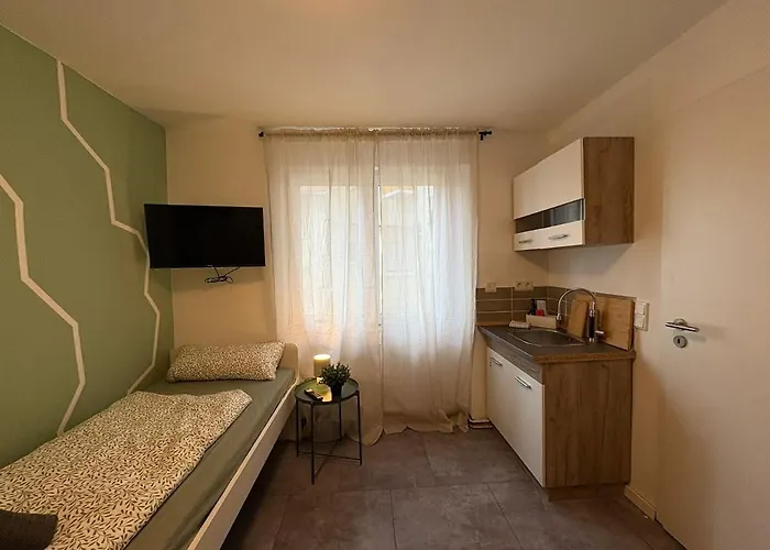 Modernes 1 Zimmerapartment 6 Fuer Handwerker&monteure Mit Wlan Ludwigshafen am Rhein